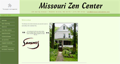 Desktop Screenshot of missourizencenter.org